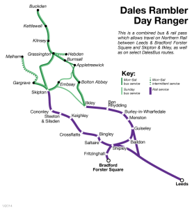 Dales Rambler Day Ranger bus and rail pass