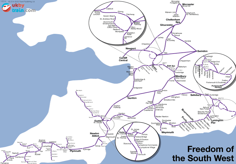 Freedom of the South West rail pass