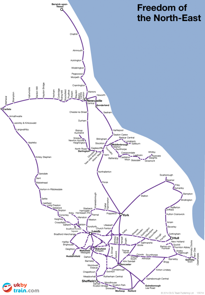 Explore northeast England with the Freedom of North East Rover rail pass