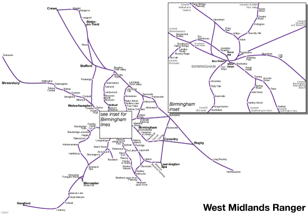 west midlands travel train pass