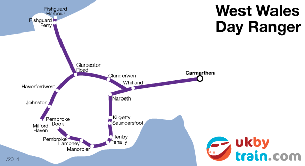 West Wales Day Ranger rail pass