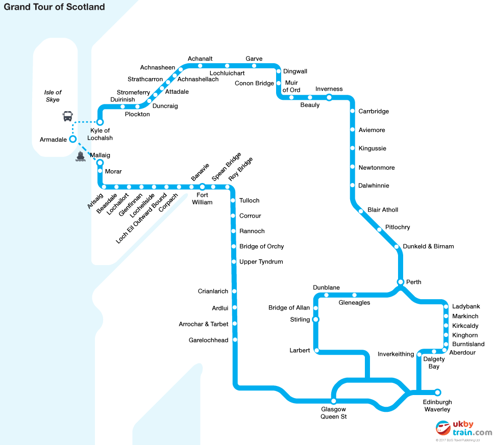 Grand Tour of Scotland rail pass
