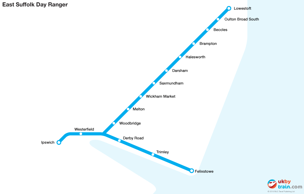 East Suffolk Day Ranger rail pass